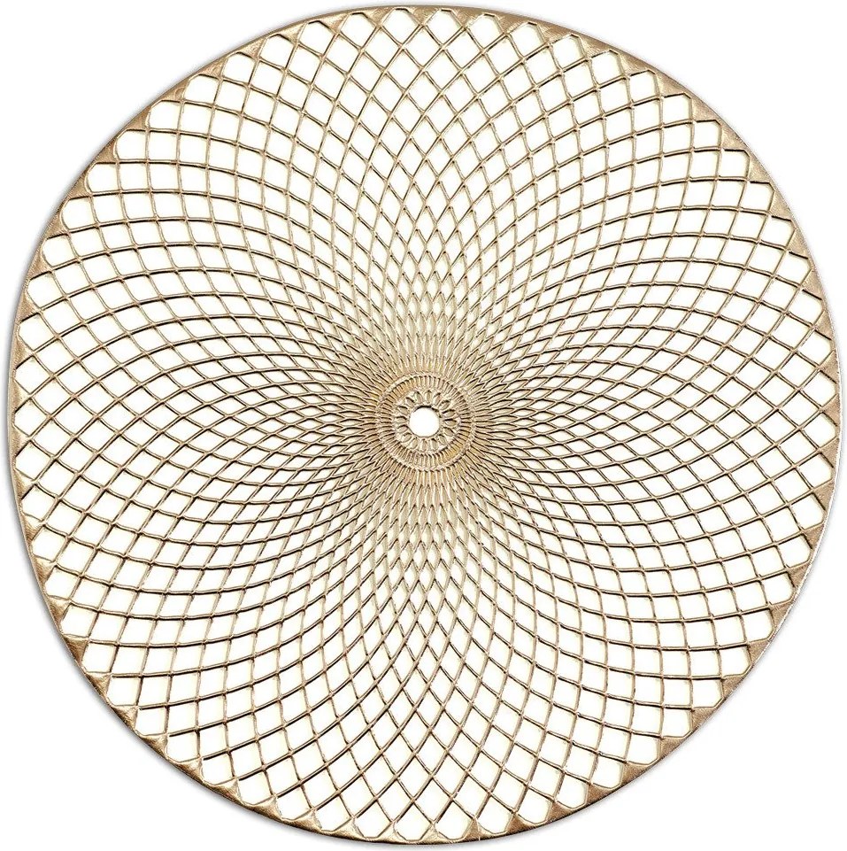 Suport farfurii MANDALA, Auriu, 38 cm, ZELLER