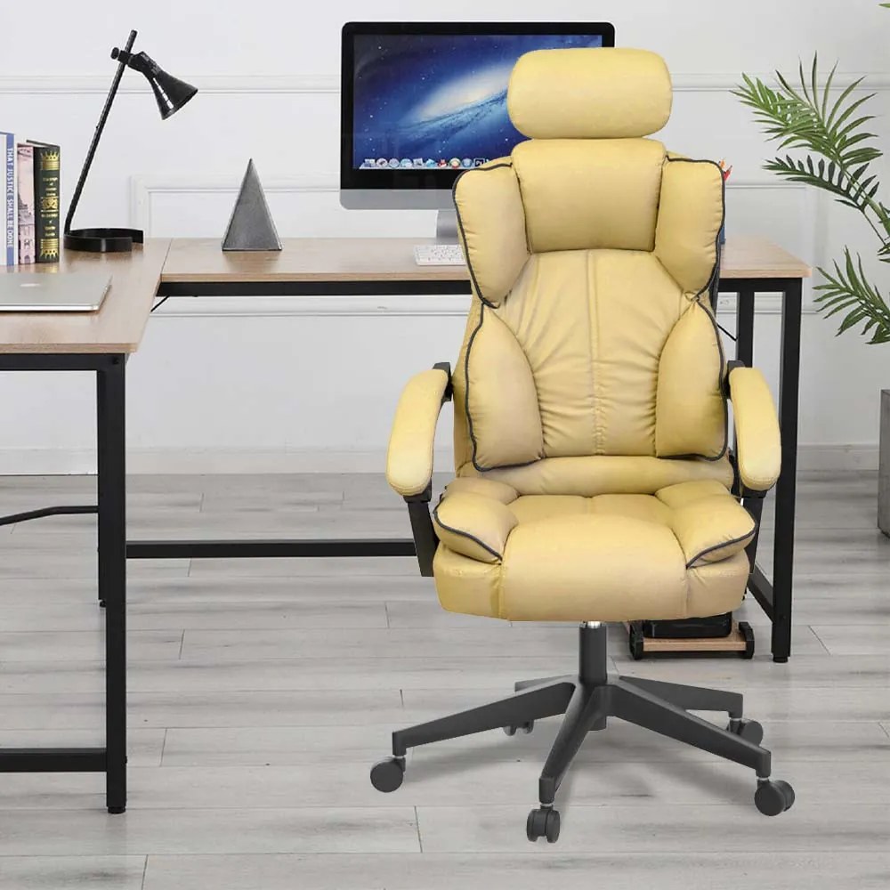 Scaun rotativ directorial Lux-bej