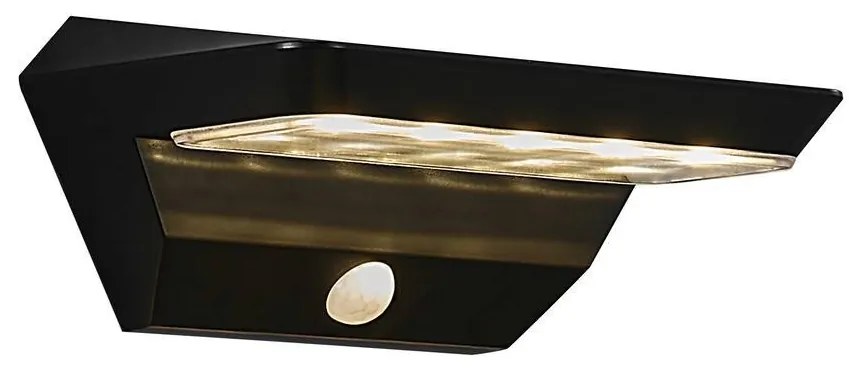 Lampa LED de perete solara cu senzor pentru iluminat exterior, stil modern IP44 Agena 2118221003 NL