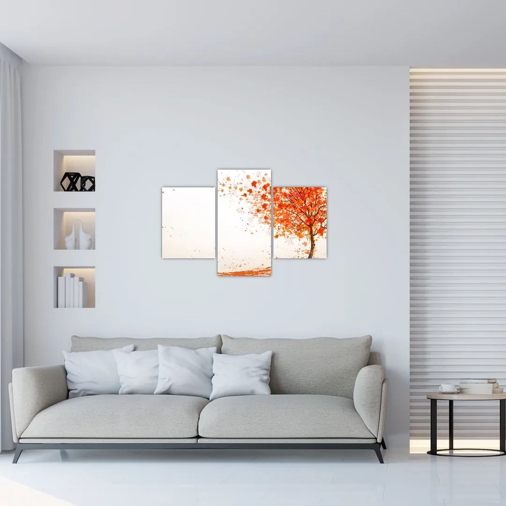 Tablou - Copac în vâmnt (90x60 cm)