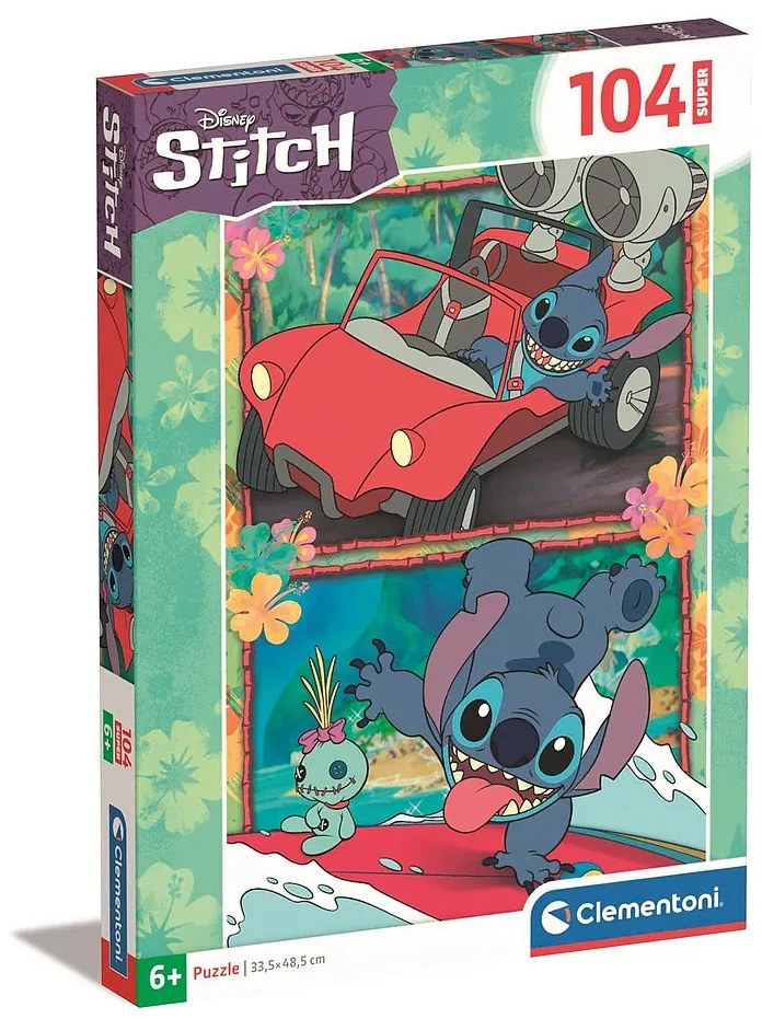 Disney Lilo și Stitch Wild Adventure Puzzle Clementoni cu 104 piese
