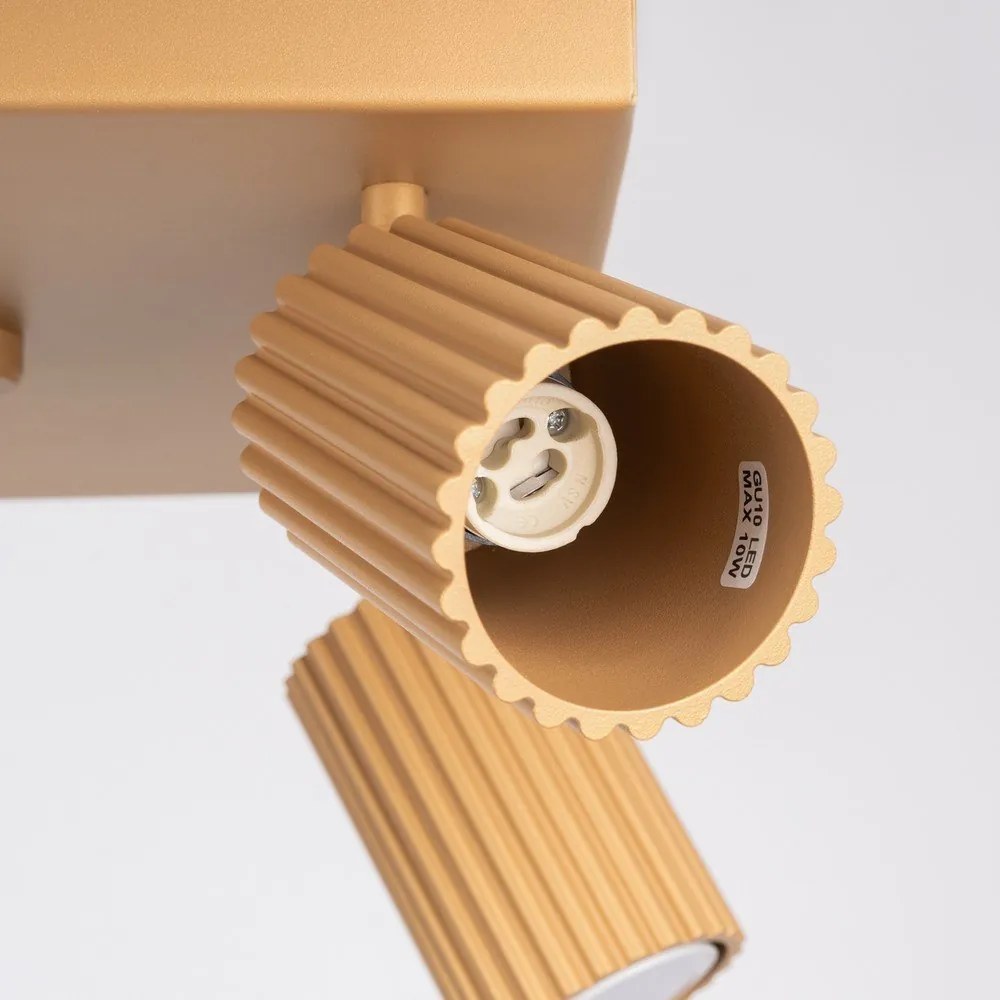 Spot auriu 25x25 cm Gleam – Sollux