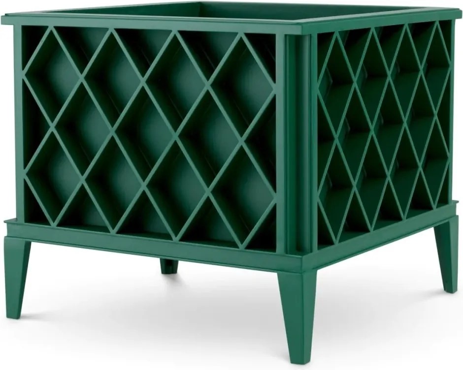 Ghiveci, Suport flori pentru exterior Ocean Club, verde, 119904 HZ