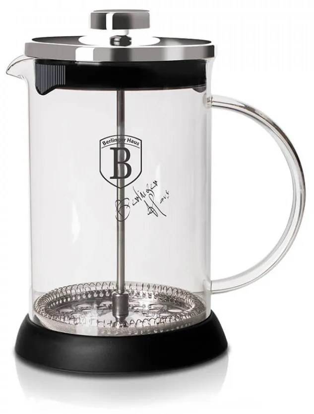 Infuzor pentru cafea si ceai 350 ml Black Silver Collection Berlinger Haus BH 6301