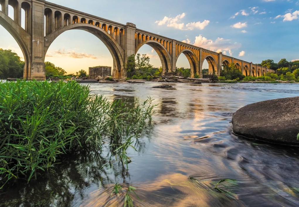 Fototapet - Podul de cale ferată Richmond (147x102 cm)
