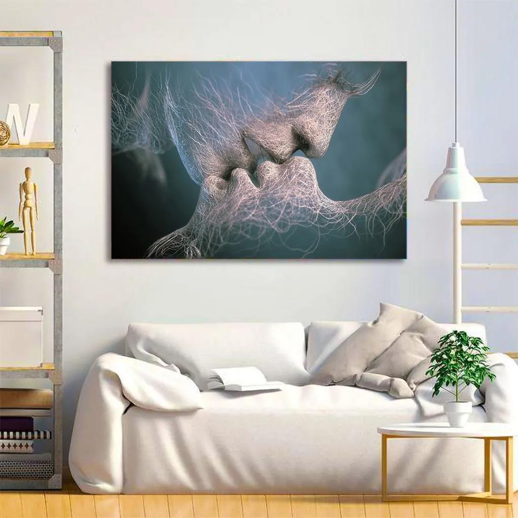 Tablou Canvas - Abstract Kiss 70 x 110 cm