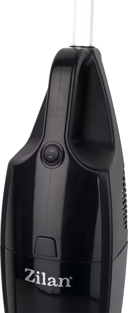 Aspirator vertical ZILAN ZLN1235N, Negru Putere 800W, Fara sac, Recipient praf 2L,