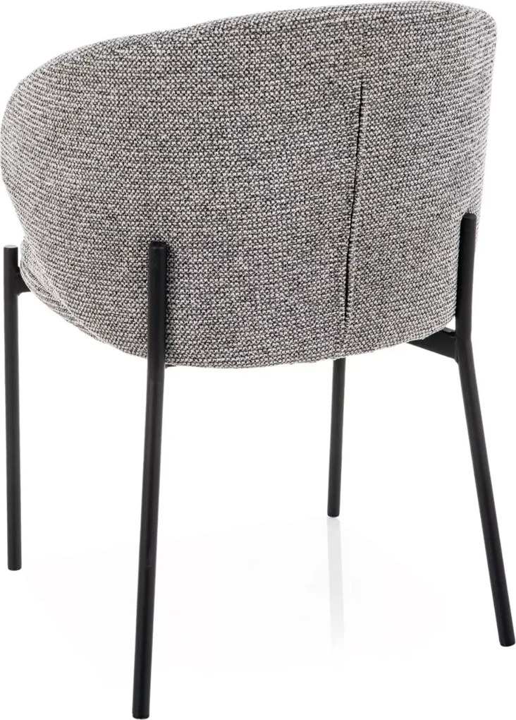 Scaun de masa KIOTO, negru/gri