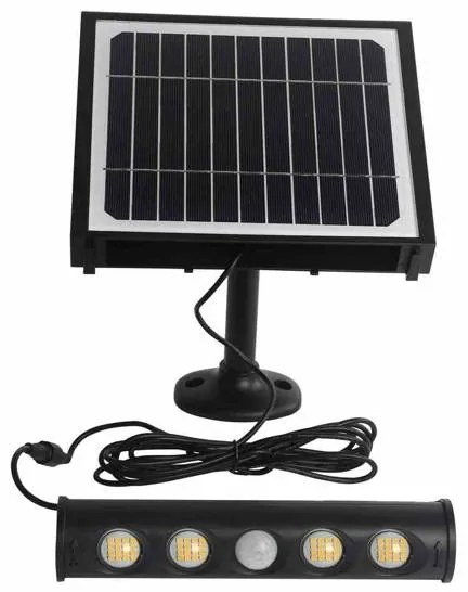 Lampă solară LED de perete cu senzor mișcare LED/8W/3,7V 4000 mAh 4000K IP65