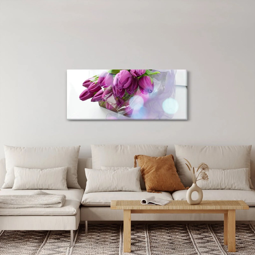 Tablou - buchet de lalele (120x50 cm)