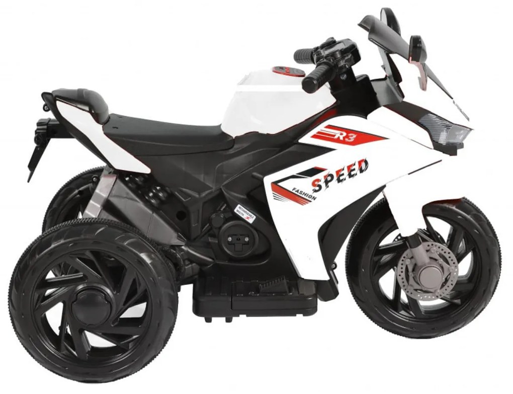 Motocicleta Electrica cu Acumulator Pentru Copii NOVOKIDS™ Speed Hurricane R3, 2-6 ani, Max 30 kg, Cu Sunete si Lumini LED, Trotineta Electrica, 3