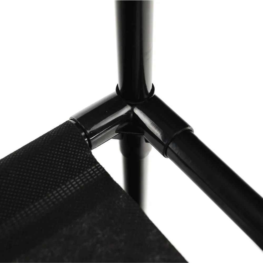 Raft multifuncţional pentru dulap, negru, EFREN