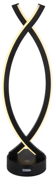 Globo 58457S - Lampă de birou LED tactilă reglabilă HELA LED/1W/3,7V negru