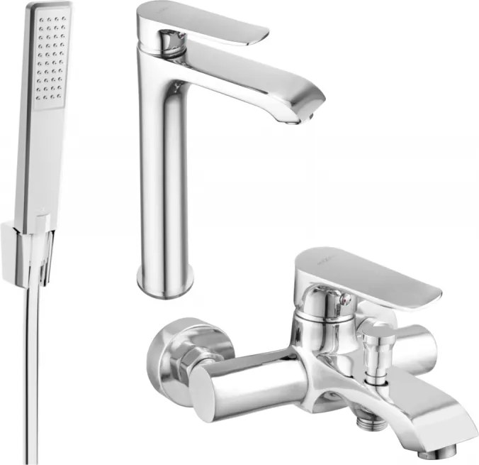 Mexen Pecos R72 set cadă, crom - 72713R72-00