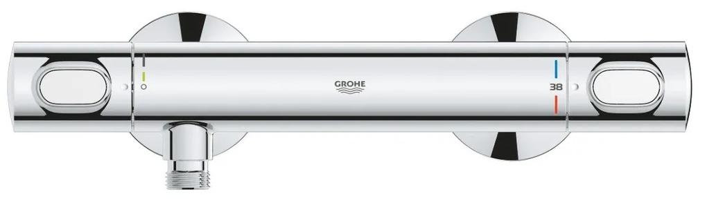 Baterie cabina dus Grohe Grohtherm 500 termostat, cromat,filtru impuritati,gama profesionala-34793000