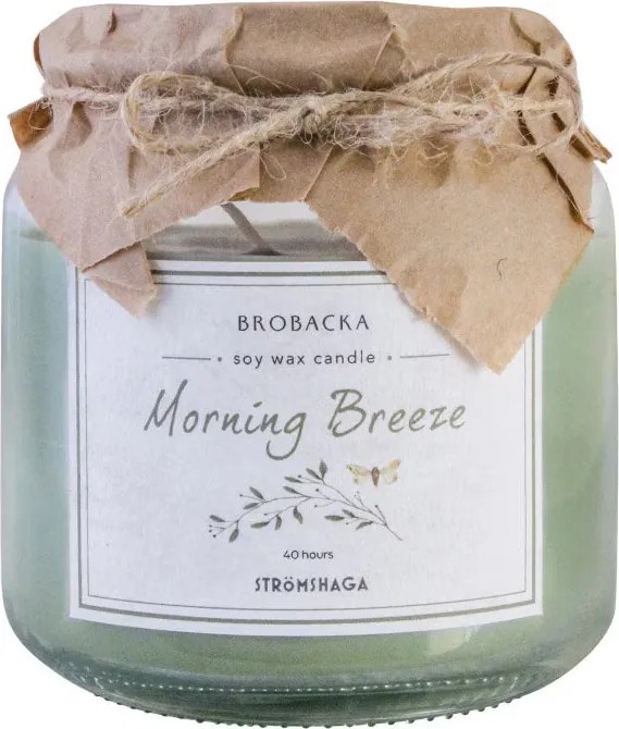 Lumânare parfumată din ceară de soia, 420 g, 40 ore , „Morning Breeze"