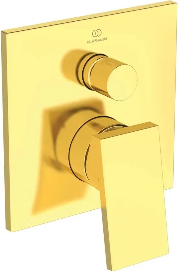 Baterie cada - dus incastrata Ideal Standard Atelier Extra auriu periat fara corp ingropat