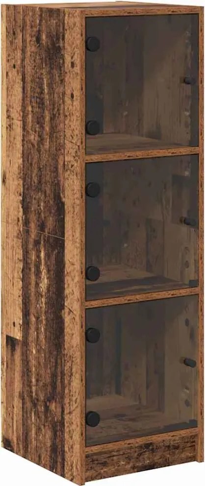 vidaXL Bufet Lemn Vechi 35 x 37 x 109 cm Lemn compozit