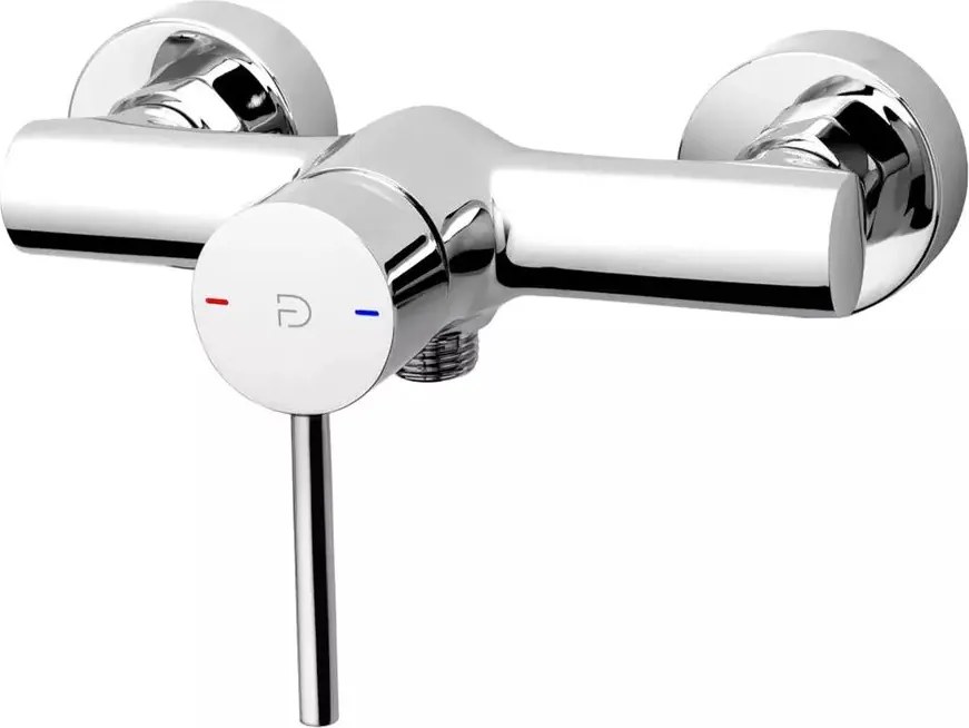 Baterie dus FDesign Flusso monocomanda crom lucios