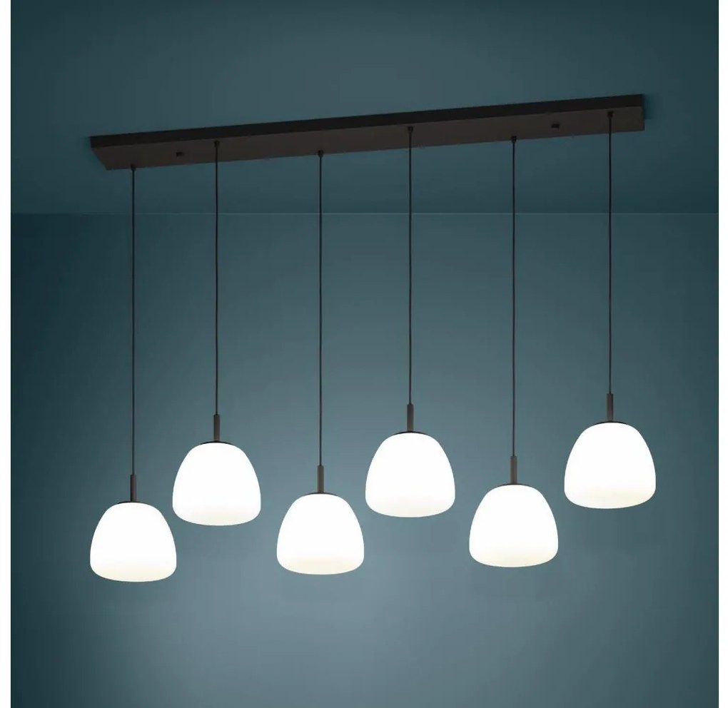 Lustră pe cablu Eglo 390203 BALMES 6xE27/40W/230V