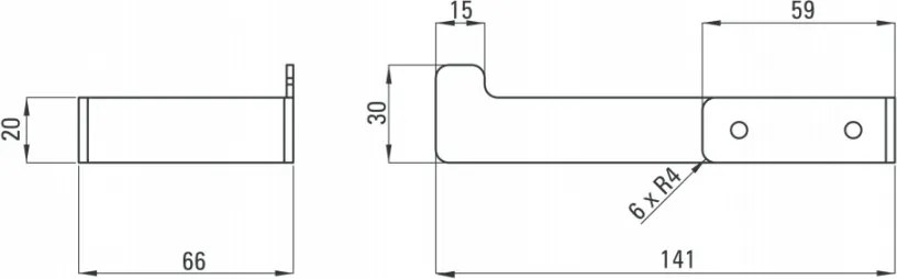 Suport hartie igienica seria Nero ADM_N211