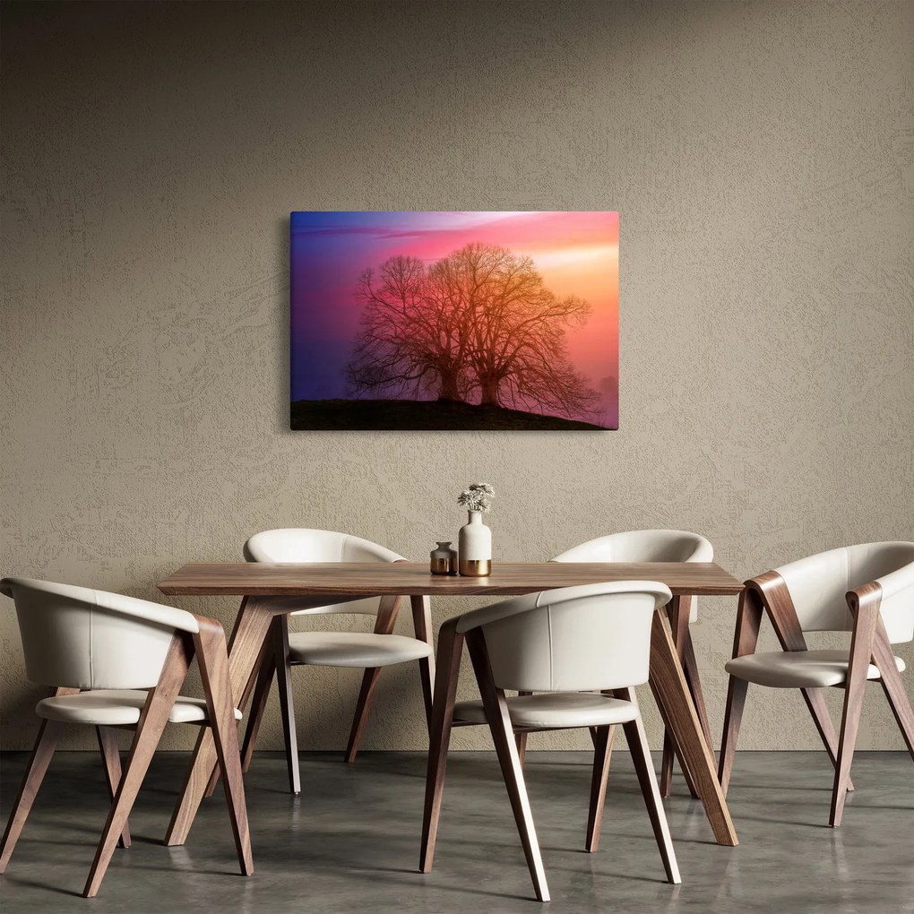 Tabloul pomilor în ceață (90x60 cm)