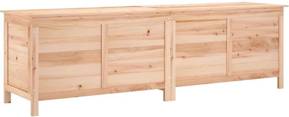 vidaXL Ladă de depozitare de grădină 198,5x50x56,5 cm lemn masiv brad