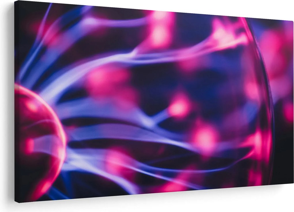 Tablou abstract mov (90x60 cm)