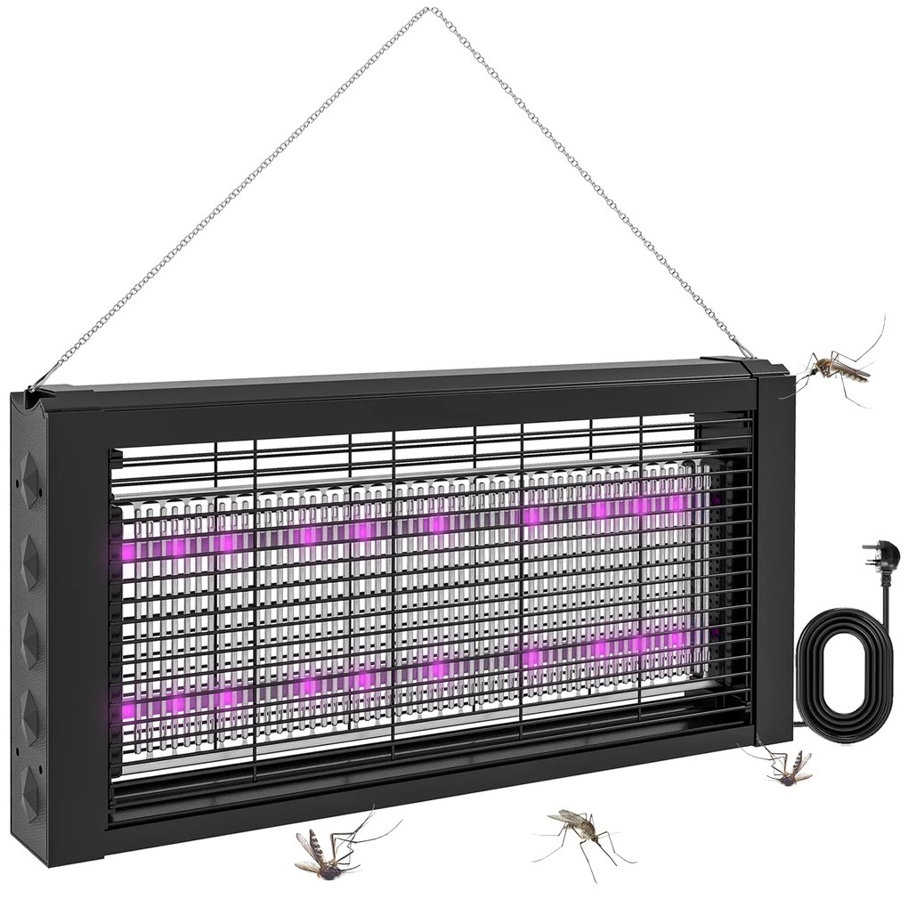HOMCOM Lampă Anti-Țânțari UV 8W | Aosom Romania