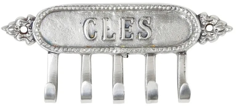 Cuier de perete decorativ, din alama, H2 cm, Fleurlys