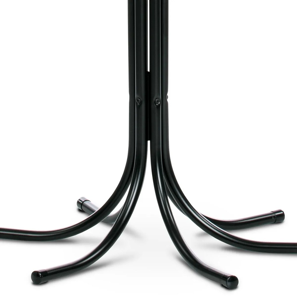 Suport de haine din metal Peg negru, 188 cm