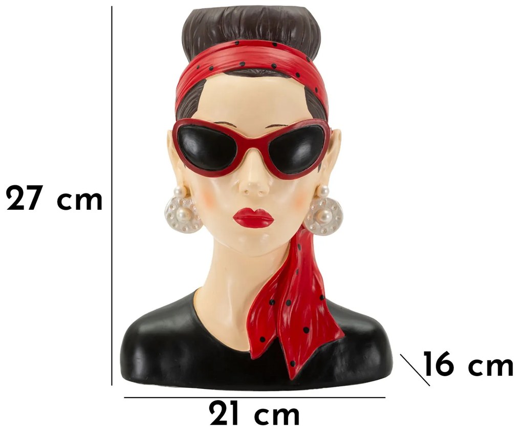 Mauro Ferretti Vază Donna Hollywood -B- Cm 21X16X25 | Aosom Romania