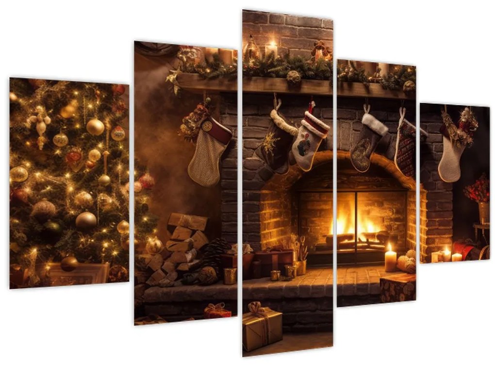 Tablou - Atmosfera de Crăciun (150x105 cm)