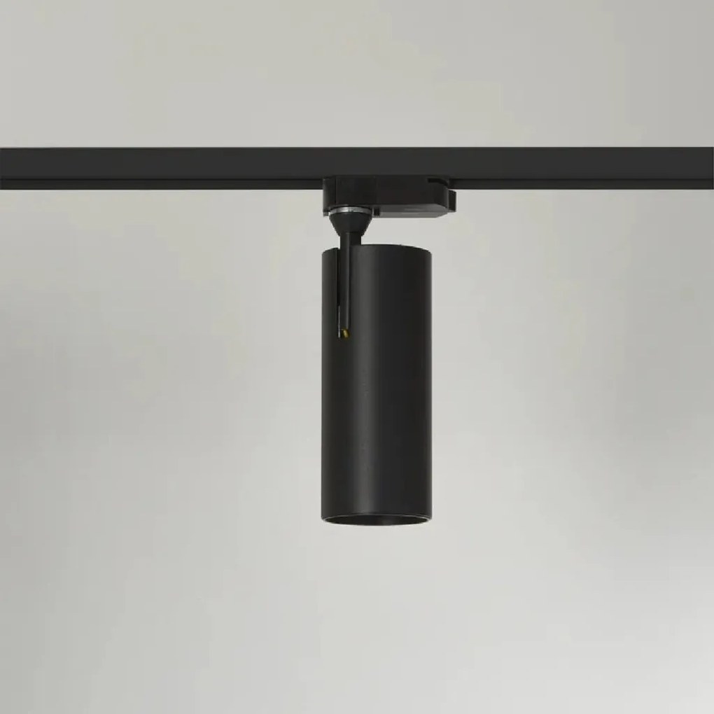 Spot LED directionabil pentru sina Track Project Collection, Gemini negru