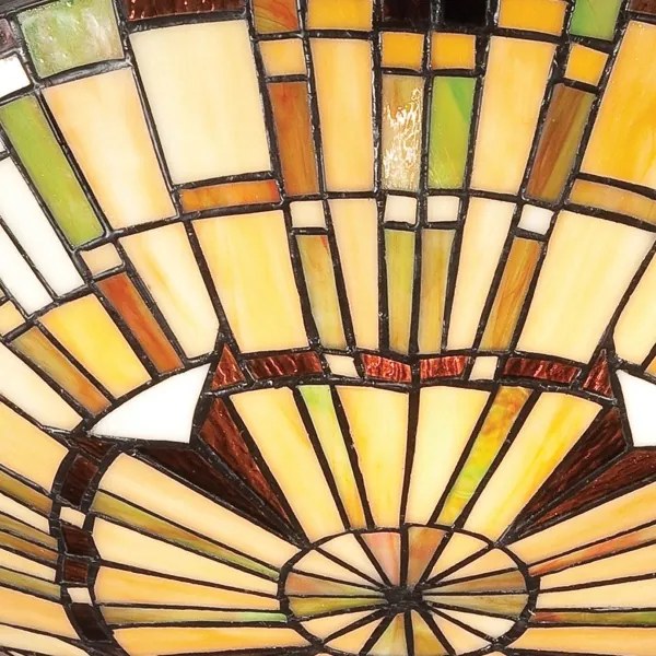 Quoizel QZ-REED-F-VB - Plafonieră Tiffany REED, 2x E27/60W/230V, Ø 42 cm