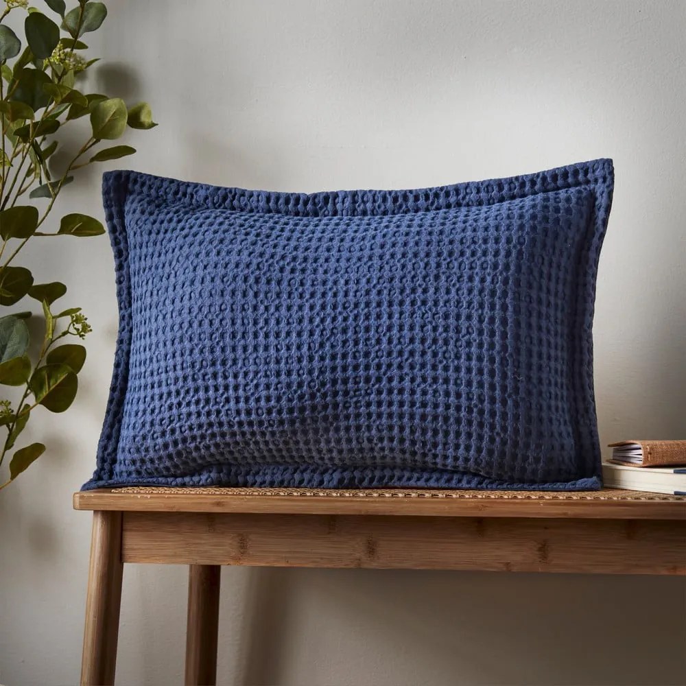 Pernă decorativă din bumbac 30x50 cm Jaipur Chunky Waffle – Pineapple Elephant