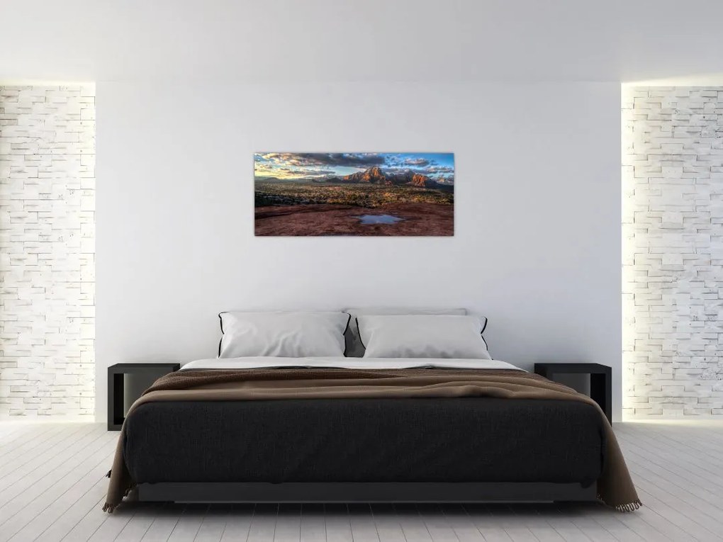 Tablou cu munți (120x50 cm)