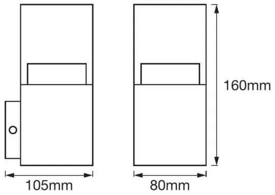 Ledvance - Aplica LED de exterior CRYSTAL, 4,5 W, 230 V, IP44