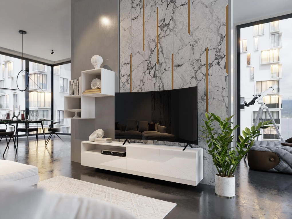 Mobilier living Berny 29 (alb + Alb lucios). 1087146