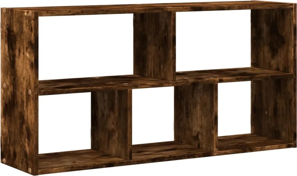 vidaXL Raft de perete, stejar fumuriu, 100x25x50 cm, lemn prelucrat