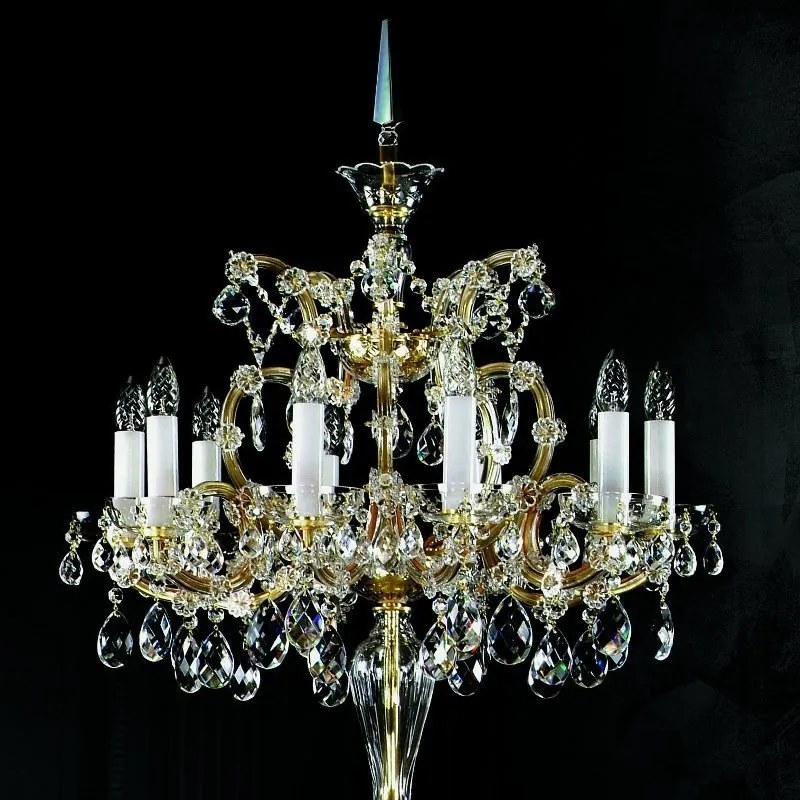 Lampadar, lampa de podea Cristal Bohemia Exclusive MARIA TEREZIA 16 FL