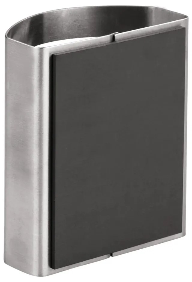 Suport magnetic din metal pentru creioane iDesign Forma, 5,5 x 10 cm