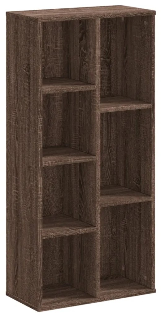 852795 vidaXL Bibliotecă, stejar maro, 50x25x105 cm, lemn prelucrat