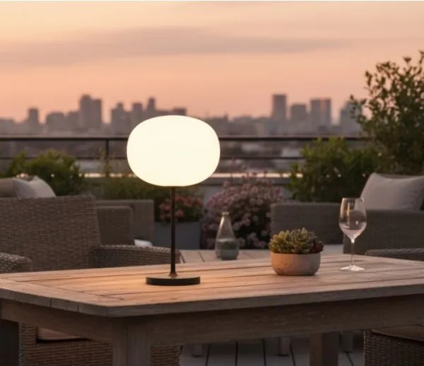 Lampă de masă exterioară LED reglabilă, reîncărcabilă VENEZIA LED/2W/5V 2700K IP54 4000 mAh neagră