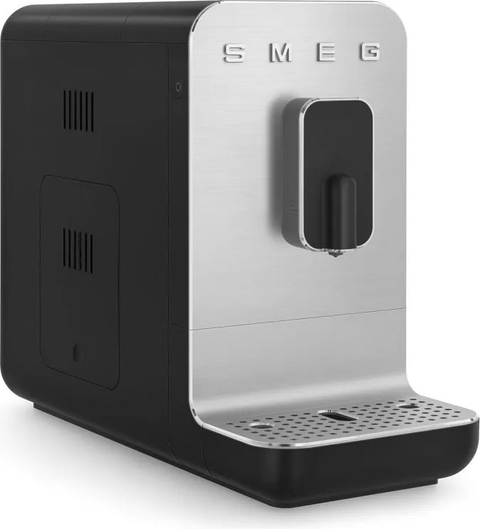 Espressor automat SMEG Collezione BCC11BLMEU, 1350 W, 19 bar, 1,4 l, 8 functii, Rasnita incorporata, Negru