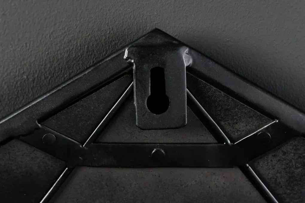 Oglinda de perete decorativa Diamond 60cm, negru