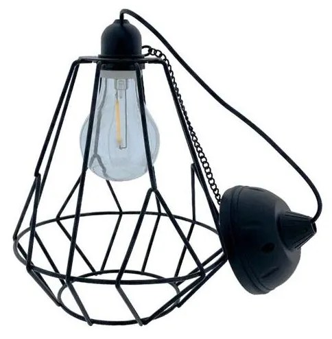 Lustră LED solară pe cablu KATTY 1,2V IP44 300 mAh IP44