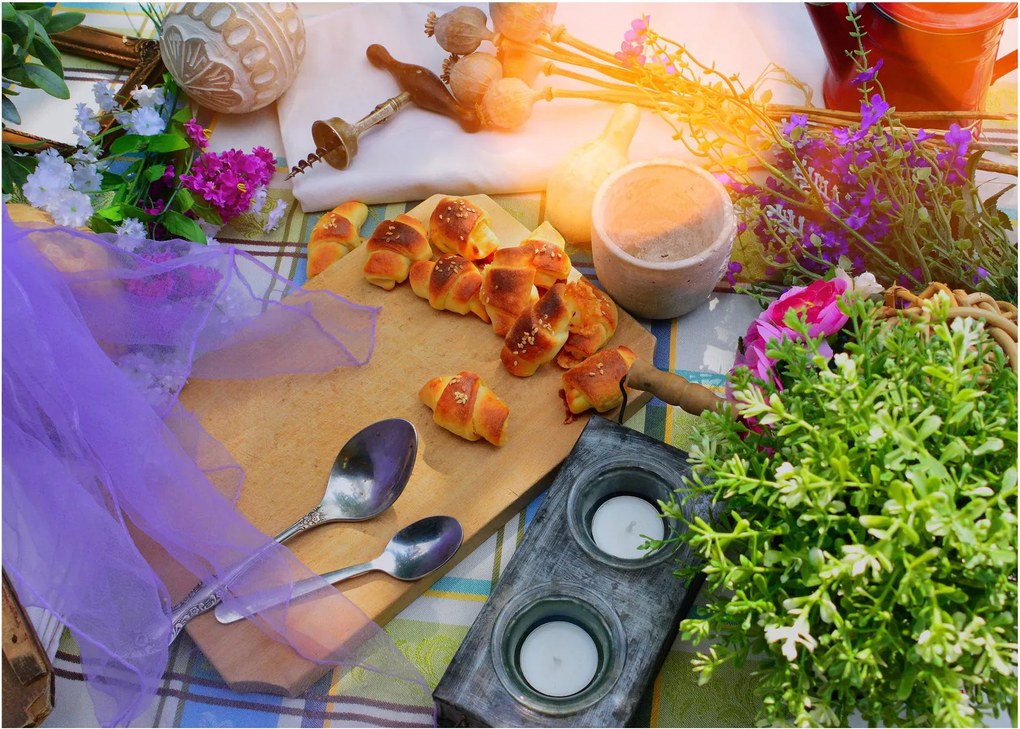 Tablou - picnic de vară (70x50 cm)