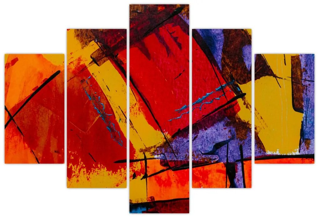 Tablou cu abstracție (150x105 cm)