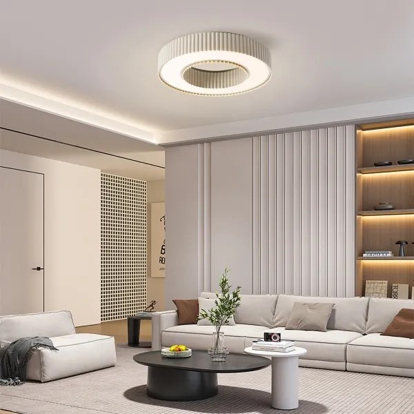 Brilagi – Plafonieră LED dimabilă LUMIX, 48 W, 230 V, 3000–6000 K, bej, Ø 50 cm, telecomandă inclusă